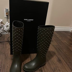 Yves Saint Laurent rain boots